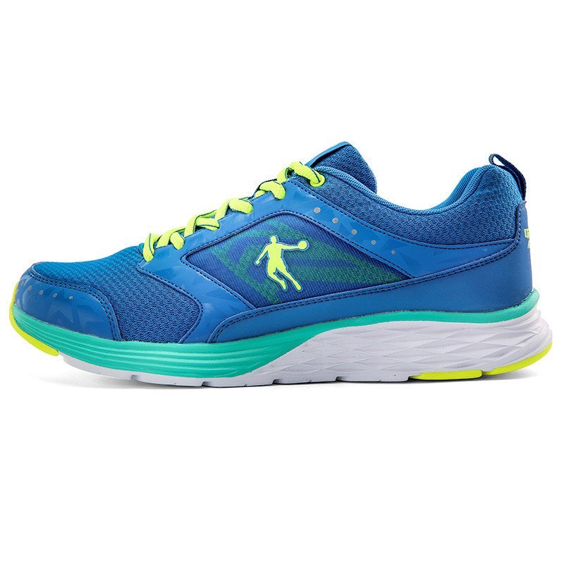 乔丹男鞋跑步鞋夏季清凉透气跑步鞋男运动鞋耐磨舒适 XM2560251 APEC蓝/蓝绿 41码