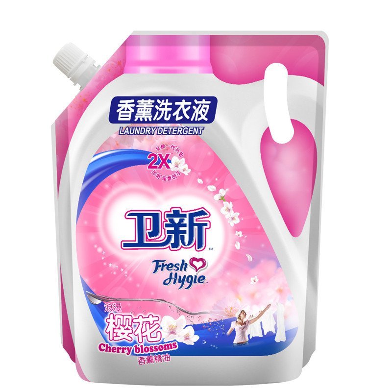菁华FRESH HY洗衣液樱花袋装1.18kg