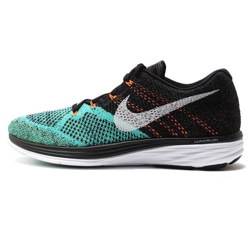 耐克男鞋2016新款 3登月时尚跑步鞋透气FLYKNIT LUNAR休闲鞋运动鞋698181 698181-008 36码