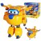 奥迪双钻超级飞侠玩具变形机器人乐迪小爱包警长小飞侠玩具4只装 变形机器人组合装DS710291