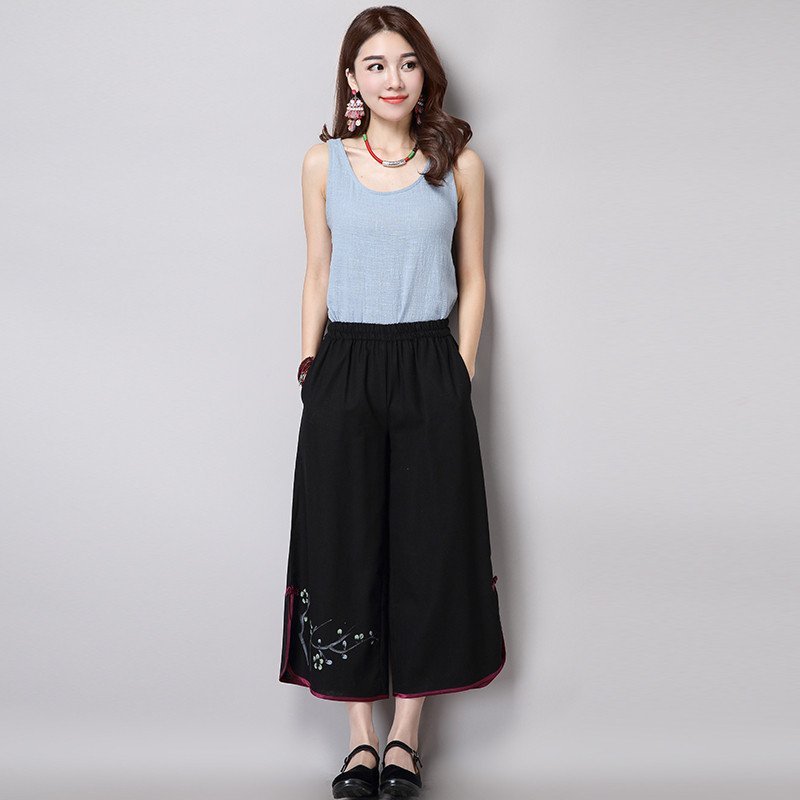 韩文系列】2016新款九分裤休闲唐装裤古装汉