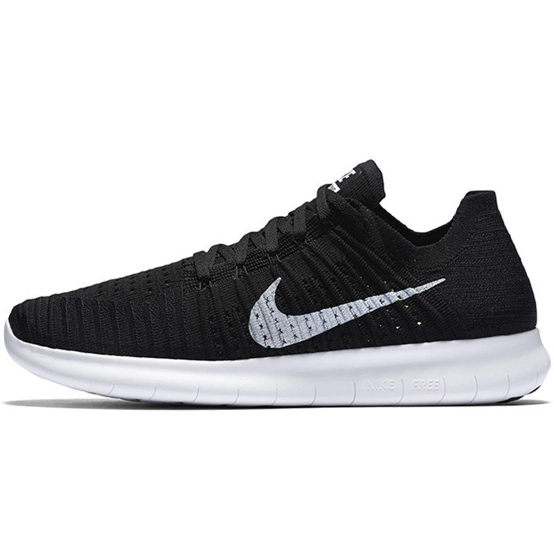 Nike耐克男鞋 2016夏季FREE RN FLYKNIT赤足透气轻便跑步鞋831069F8MS8 黑色831069-001 44