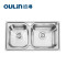 【苏宁自营】欧琳Oulin水槽套 JBS2T-OLYG202双水槽套 OLYG202精铜龙头