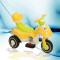 奇客童车btj-9188儿童电动摩托车带音乐2 3 4 5 6 7 8 9 10岁玩具车可坐人电动三轮车男孩女孩宝宝电瓶 白色+双电双驱（2*6v4.5a）