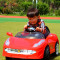 儿童玩具电动车四轮可坐充电式童车孩子户外运动玩具带遥控电动小汽车包邮 红色老版【调速+手动车灯】