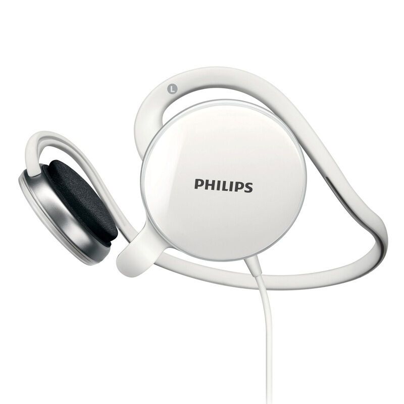 Philips/飞利浦 SHM6110U/97 头戴式耳机挂耳式耳挂式运动电脑耳麦 麦克风（白色）