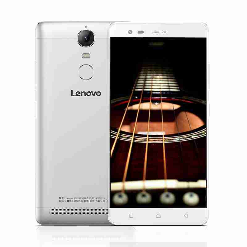 Lenovo/联想 K52t38银色 乐檬K5 NOTE 移动4G指纹金属手机