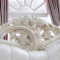 拉菲伯爵 床 法式床 床双人床 卧室家具 实木床 欧式床 GTA001高端法式床 皮床 婚床 实木床 木质皮质床 1.5m雕花尾排骨架床+1个床头柜+床垫