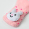 新生婴儿袜子可爱儿童袜子宝宝全棉袜子卡通立体袜公仔袜防滑松口 0-6个月（7-9cm） 粉底微笑兔