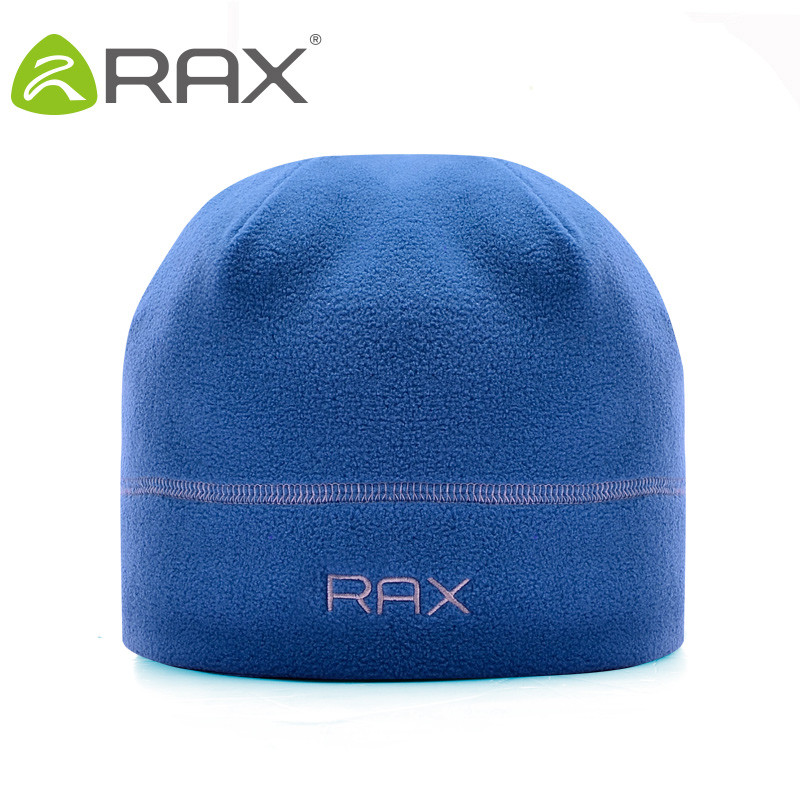 RAX正品抓绒帽 情侣款 防风防静电运动帽 休闲帽 蓝色