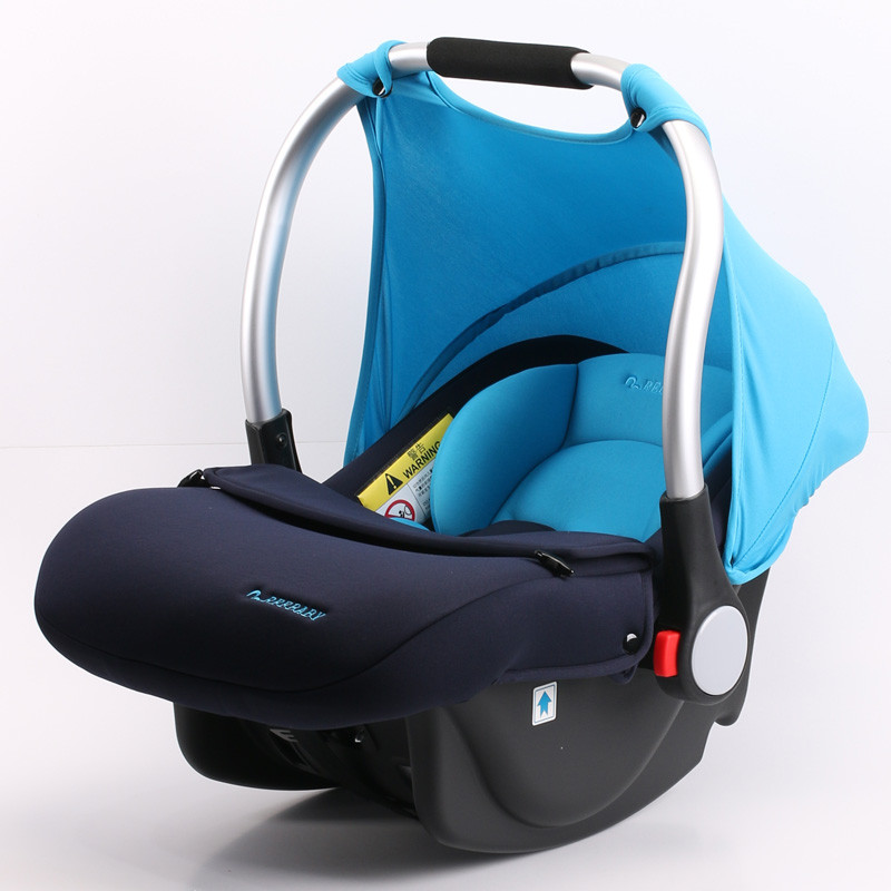 瑞贝乐（REEBABY）汽车儿童安全座椅 婴儿提篮 R006 博学蓝