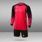卡尔美守门员门将服长袖球衣门将成人儿童龙门服足球守门员服套装 XXS 红色