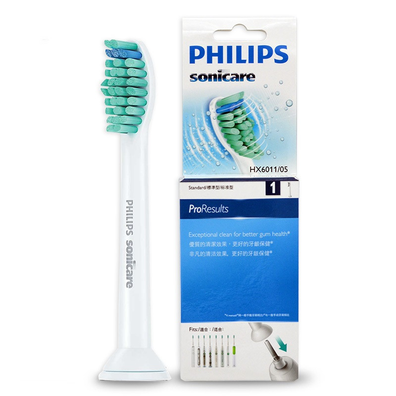 飞利浦(Philips) 电动牙刷头HX6011 适用HX6730/6761/6511/HX3120/3130等型号