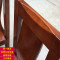 实木 餐桌椅组合 北欧原木 橡胶木家具 实木餐桌 1.5m一桌六椅【大陆版】