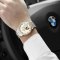 新款瑞士嘉年华Carnival手表全自动机械表 男士进口机芯手表休闲时尚潮流金属精钢防水钻面镂空腕表508G镂空 间金白色