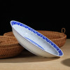 LICHEN 景德镇青花玲珑瓷器餐具 釉下彩陶瓷碗盘勺碟自由搭配 8英寸汤盘 一个