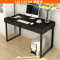 淮木（HUAIMU）电脑桌简约现代办公桌单人电脑桌家用台式桌子写字台 120cm黑柳木色