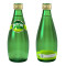 巴黎水Perrier气泡矿泉水 青柠味 玻璃瓶装 330ML 24瓶 箱