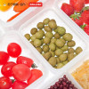JEKO&JEKO 保鲜盒1970ml水果盒冰箱收纳盒厨房塑料透明大号方形食品密封盒 SWB-815
