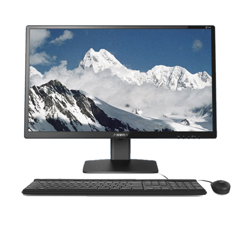 清华同方（THTF) 商用台式电脑超翔Z7000+21.5吋显示器（i5-6500 4G 1T+128G Win7）