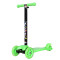 瑞士款滑板车 儿童滑板车三轮四轮闪光轮踏板车宝宝滑滑车2岁到8岁 绿色