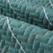 北欧全棉布艺防滑沙发垫简约现代蓝色四季通用全盖靠背沙发巾套罩 110*210cm 兰格-蓝色