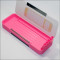日本UNI三菱进口文具盒双面双开小学生彩色铅笔盒 粉红色