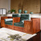 木屋子家具 现代新中式红木沙发 刺猬紫檀实木沙发组合 客厅仿古雕花家具 单人位+二人位+三人位