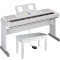 YAMAHA 雅马哈 DGX660 电钢琴 DGX-650B升级 88键 重锤电钢琴 DGX660白色+木架+单踏板+全套豪礼
