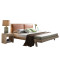 龙森家具 北欧白蜡木床全实木床 1.8米双人床原木床设计师家具 单体床原木色
