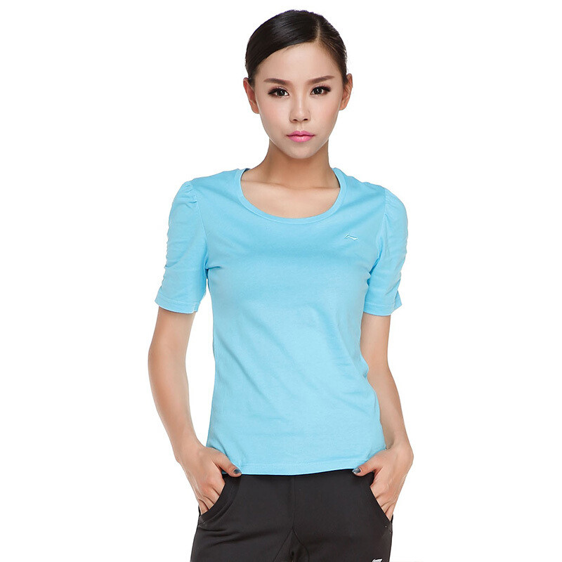 李宁/LI-NING 女子运动生活系列短袖T恤 圆领女装ATSJ362 M ATSJ362-1