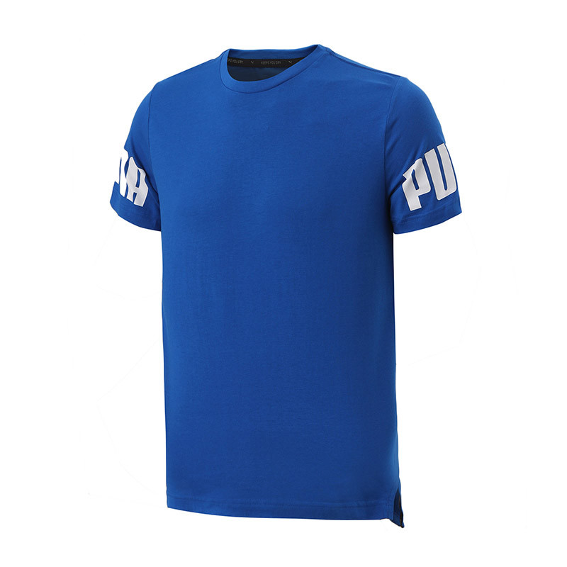 彪马PUMA男装短袖T恤新款运动服运动休闲59302701QC 深蓝色59453158 M