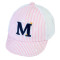 M字母网格帽 0-18个月 粉色