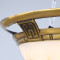 阿库琉斯 新中式全铜吸顶灯led美式客厅卧室灯欧式餐厅灯阳台灯玄关灯具 9039菊-中号