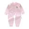 纯色彩棉开裆连体衣 66cm 7102纯色粉色