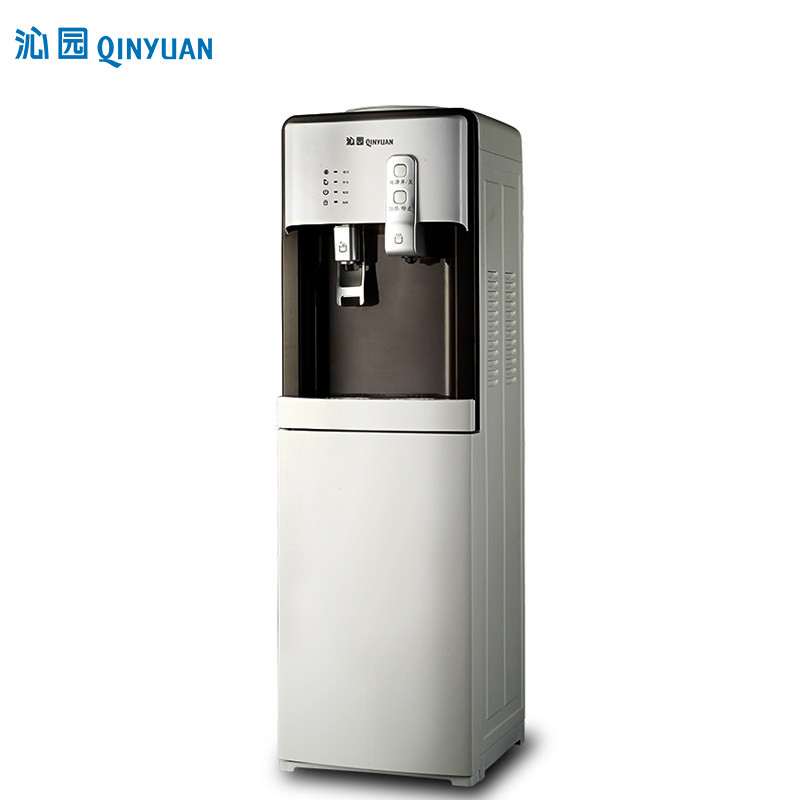沁园（QINYUAN）立式家用柜式冷热型饮水机YLD9582W速热式（雪山白）