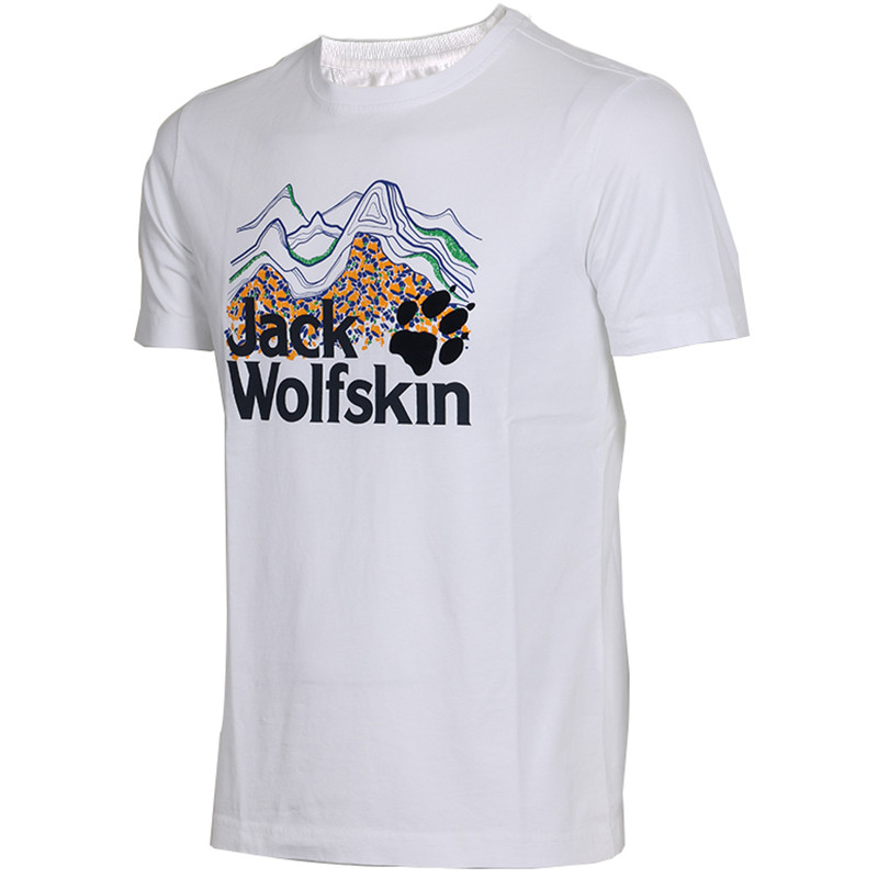 Jack wolfskin/狼爪 男装 户外运动休闲棉短袖T恤C500076-6000 C500076-5018 XL