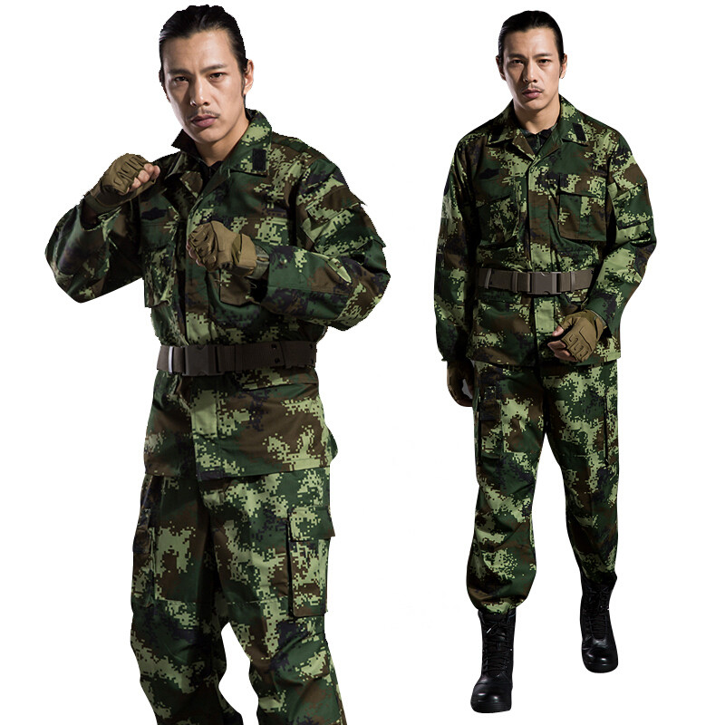 户外运动夏季迷彩服套装男军装新式特种兵作训服迷彩套装工作服军迷
