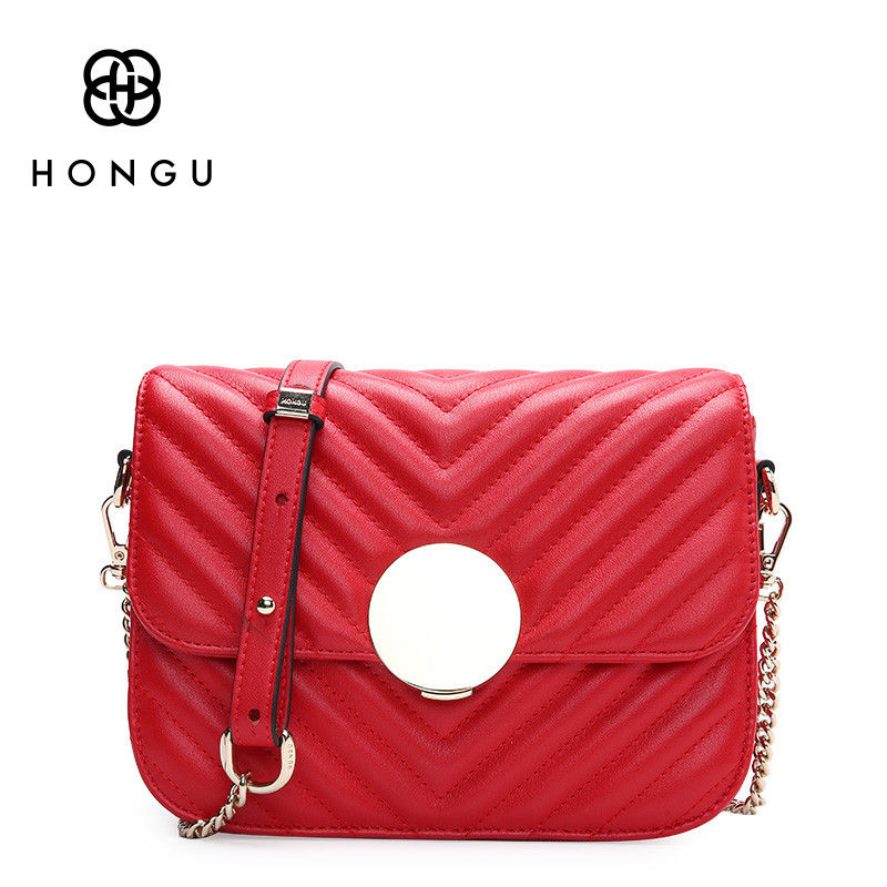 HONGU红谷女包2017新款女包张碧晨明星同款