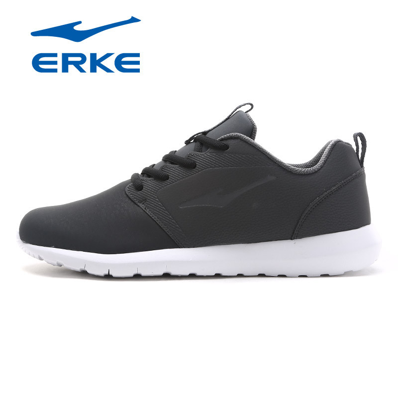 鸿星尔克(ERKE)男士新款跑步鞋舒适耐磨运动跑鞋11117414119 碳灰 41码