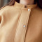 歌诺瑞丝2017秋季女装新款韩版百搭宽松短款夹克刺绣棒球服短外套女1723 驼色 S