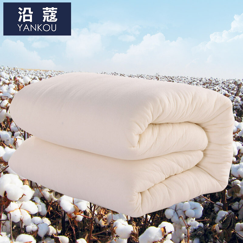 新疆手工棉花被子棉被褥子棉絮加厚单双人春秋被芯冬被棉胎 1.5*2.0m 棉花被6斤