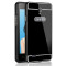 OPPOA11手机壳0pA11手机壳sjk保护套oppA11W金属js边框bk外壳A11T 黑色-送高清膜