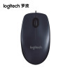 罗技（Logitech）M90 有线鼠标USB笔记本鼠标电脑游戏家用办公光电鼠标 黑色