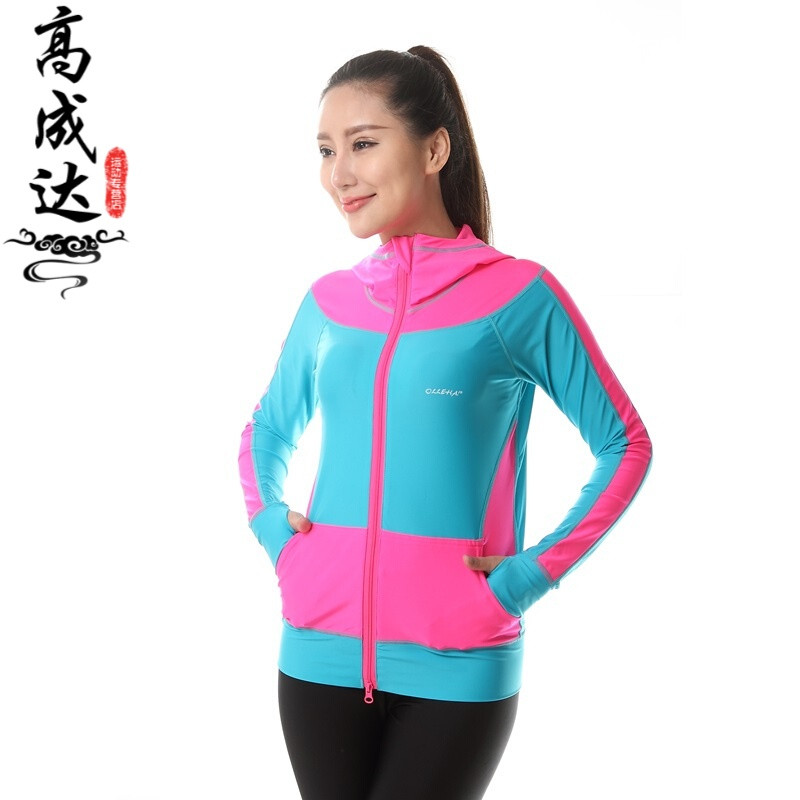 户外运动潜水游泳女式女士成人薄款分体式长袖