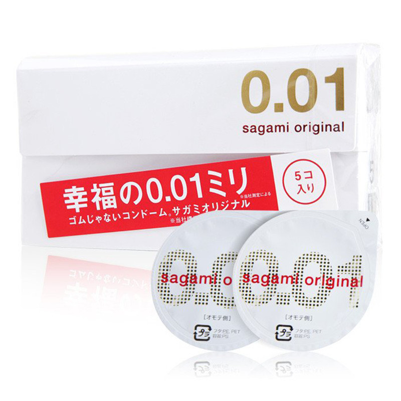 相模 SAGAMI 0.01mm安全套/5片装(日本原装进口避孕套)