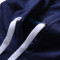 2017秋季新款男士套头连帽卫衣韩版时尚修身字母印花卫衣T恤衫243 深蓝色 3XL