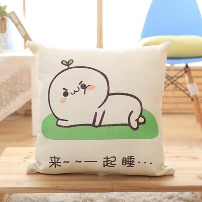 抱枕表情包创意靠枕床头沙发靠垫办公室汽车椅子靠背枕头生日礼物她好