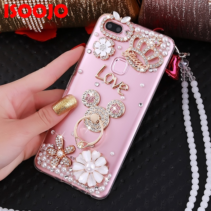 vivox20手机壳viovx2O镶钻vovix水晶脖绳vivix潮