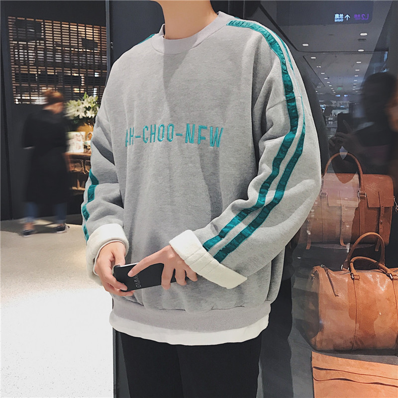 冬季长袖男卫衣潮流男士bf韩版学生宽松秋装秋